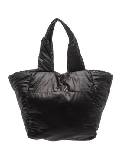Pre-owned Caraa Nylon Tote In Black