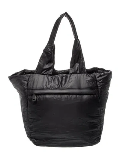 Pre-owned Caraa Nylon Tote In Black