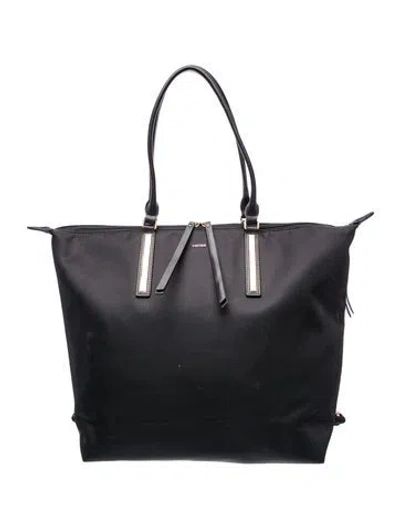 Pre-owned Caraa Nylon Tote In Black