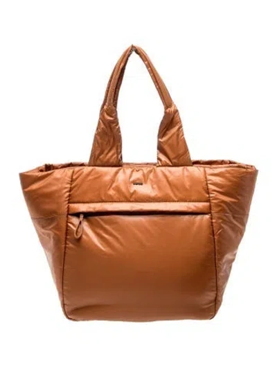 Pre-owned Caraa Nylon Tote In Neutral