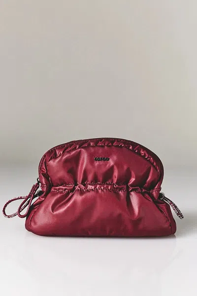 Caraa Portobello Cosmetic Bag In Burgundy