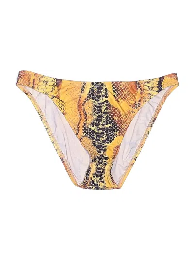 Pre-owned Carabella Collection Swimsuit Bottoms In Yellow