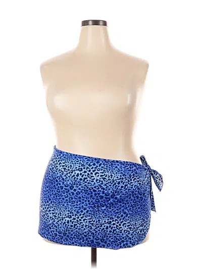 Pre-owned Carabella Collection Swimsuit Cover Up In Blue
