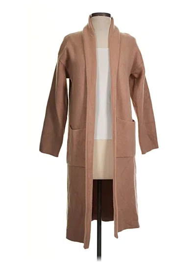 Pre-owned Caracilia Cardigan Sweater In Tan