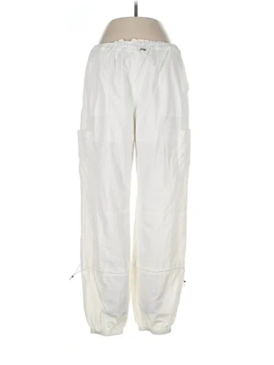 Pre-owned Caracilia Cargo Pants In White