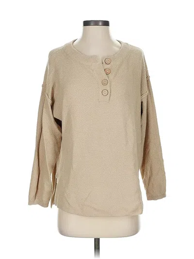 Pre-owned Caracilia Pullover Sweater In Tan