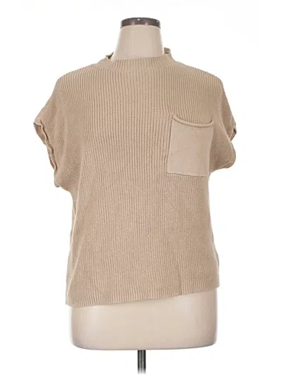 Pre-owned Caracilia Sweater Vest In Tan