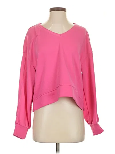 Pre-owned Caracilia Sweatshirt In Pink