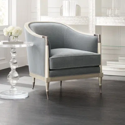 Caracole 30.5'' Wide Polyester Barrel Chair
