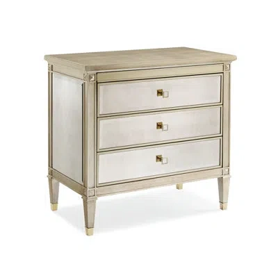 Caracole A Classic Beauty 3 - Drawer Nightstand In Brown