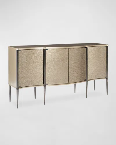 Caracole A New Day Buffet In Taupe, Soft Silver