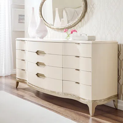 Caracole Adela Dresser In Washed Alabaster
