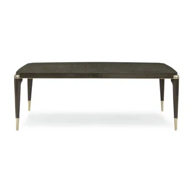 Caracole All Trimmed Out Rectangular Dining Table In Sealskin