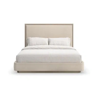 Caracole Anthology Standard Bed In Brushed Gold,dry Martini