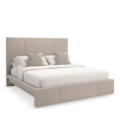 Caracole Balance King Bed In Ecru