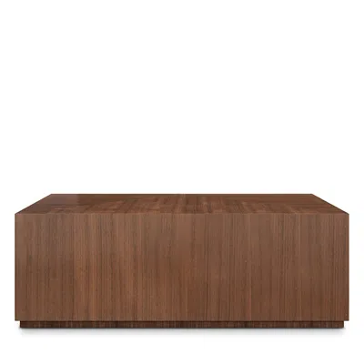 Caracole Bello Rectangle Cocktail Table In Brown