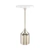 Caracole Beta Side Table In Gold/white