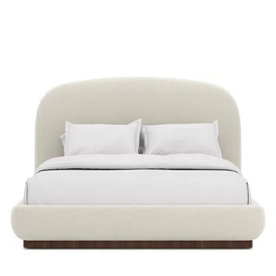 Caracole Botero Bed, Queen In Neutral