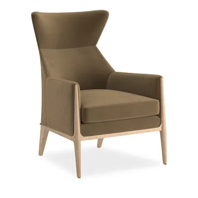 Caracole Boundless Chair In Elegant Linen/caramel