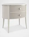 Caracole Bruges Nightstand In Almond Milk