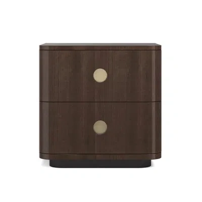 Caracole Campaign 25'' W Nightstand In Brown