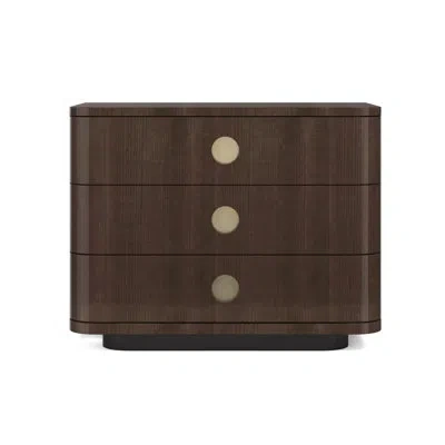 Caracole Campaign 32'' W Nightstand In Brown