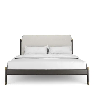 Caracole Campaign Bed, King In White