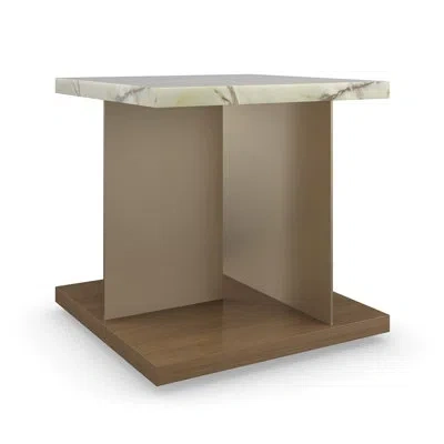 Caracole Cape Verde End Table In Bronze