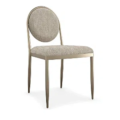 Caracole Capri Chair In Bronze Metallic