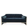 Caracole Cat's Meow Sofa In Navy Blue