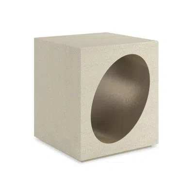 Caracole Chasm End Table In Cream
