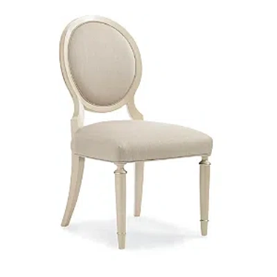 Caracole Chitter Chatter Side Chair In Neutral