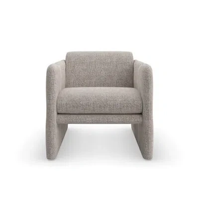 Caracole Cigar Club Chair In Gray