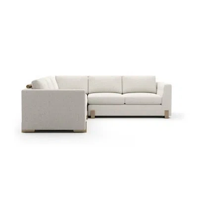 Caracole *counter Balance L Sectional Small In White