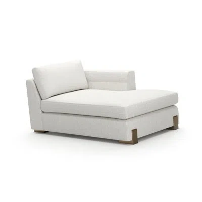Caracole Counter Balance Laf Chaise In White
