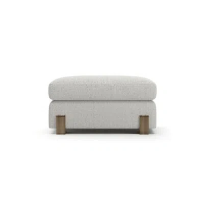 Caracole Counter Balance Ottoman In White