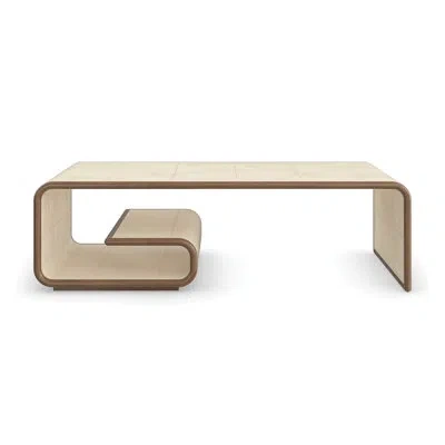 Caracole Delano Cocktail Table In Ivory