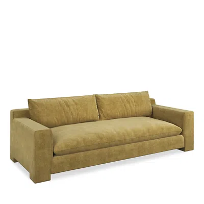 Caracole Devon 98 Sofa, Camel In Green