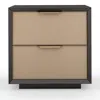 Caracole Double Wrap Nightstand In Chocolate