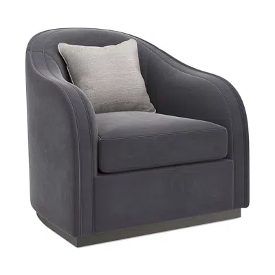 Caracole Eclipse Chair In Dark Chocolate