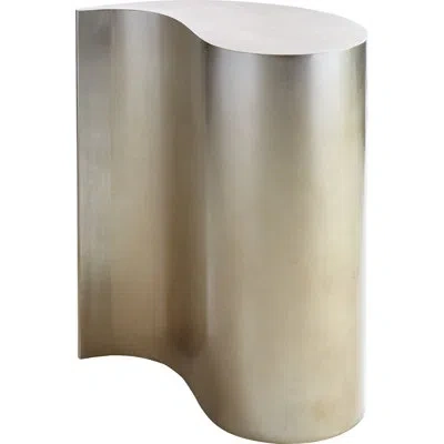 Caracole End Quote End Table In Silver
