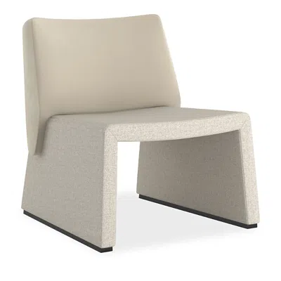 Caracole Et Viola Chair In Dark Chocolate/grey Tweed/pumice