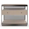 Caracole Falling Waters End Table In Woodland Gray