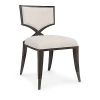 Caracole First Chair In Cream/chocolate