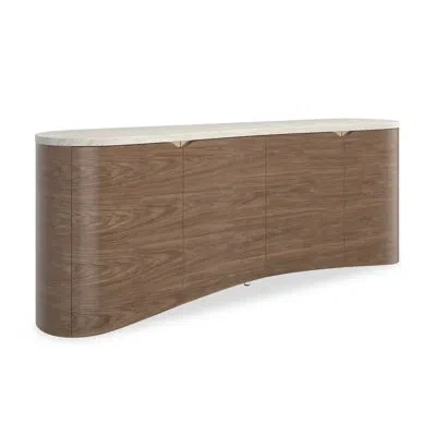 Caracole Fleur Sideboard In Brown;white