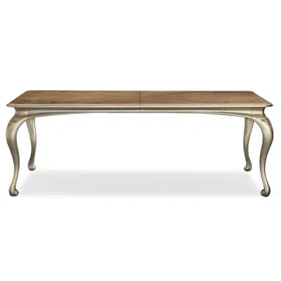 Caracole Fontainebleau Extendable Dining Table In Cendre