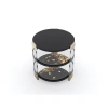 Caracole Go Around It End Table In Black