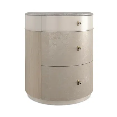 Caracole Hang Around Nightstand In Taupe