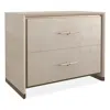 Caracole Hang Up Large Nightstand In Taupe
