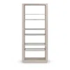 Caracole Higher Love Bookcase In Matte Pearl